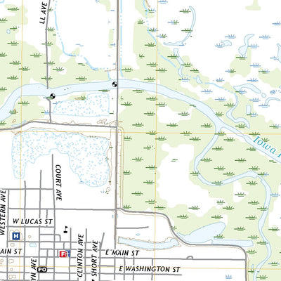 United States Geological Survey Marengo, IA (2022, 24000-Scale) digital map