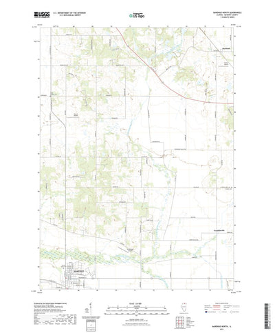 United States Geological Survey Marengo North, IL (2021, 24000-Scale) digital map