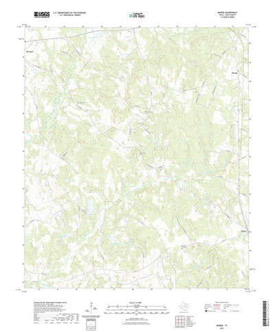 United States Geological Survey Margie, TX (2022, 24000-Scale) digital map