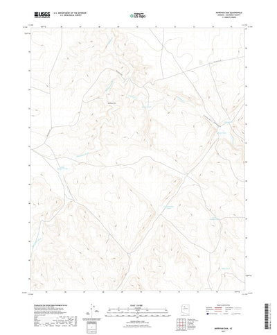 United States Geological Survey Markham Dam, AZ (2021, 24000-Scale) digital map