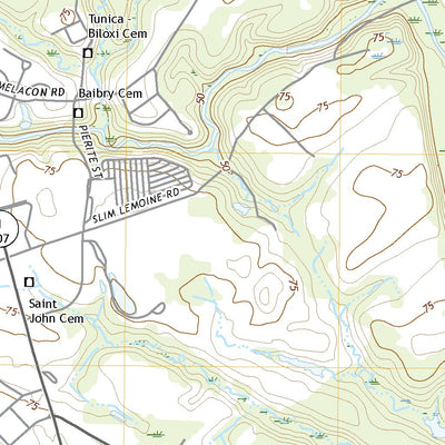 United States Geological Survey Marksville South, LA (2020, 24000-Scale) digital map