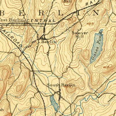 United States Geological Survey Marlborough, MA (1889, 62500-Scale) digital map