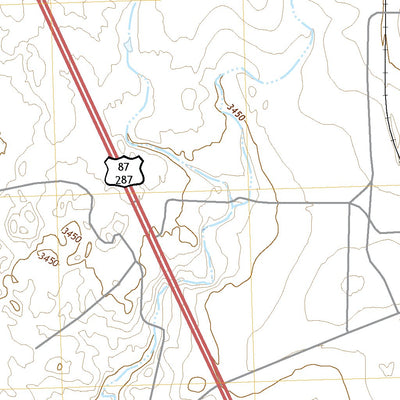 United States Geological Survey Marsh, TX (2022, 24000-Scale) digital map