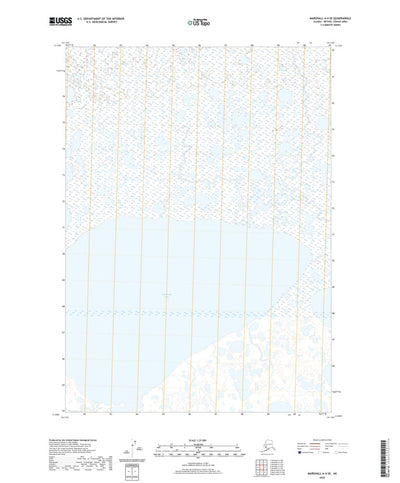 United States Geological Survey Marshall A-4 SE, AK (2020, 25000-Scale) digital map