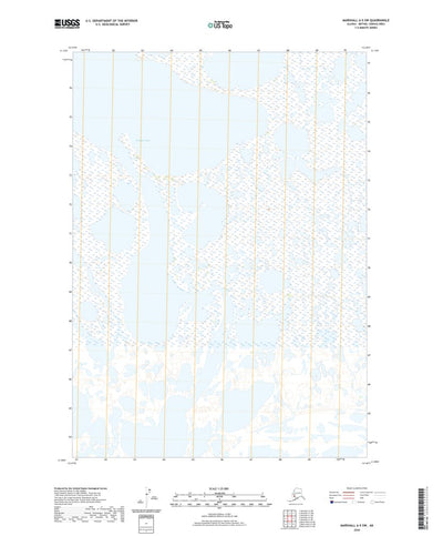 United States Geological Survey Marshall A-5 SW, AK (2020, 25000-Scale) digital map
