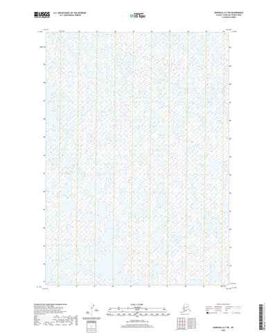 United States Geological Survey Marshall A-7 NE, AK (2020, 25000-Scale) digital map
