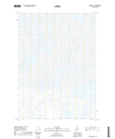 United States Geological Survey Marshall A-7 SE, AK (2020, 25000-Scale) digital map