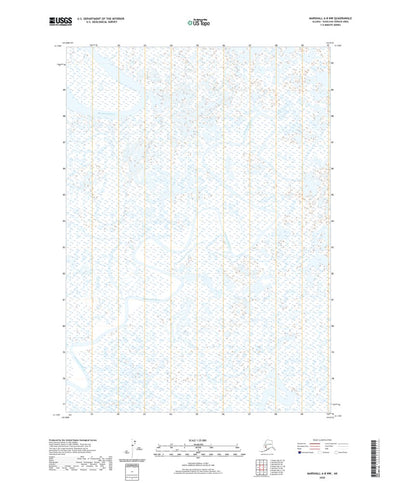 United States Geological Survey Marshall A-8 NW, AK (2020, 25000-Scale) digital map