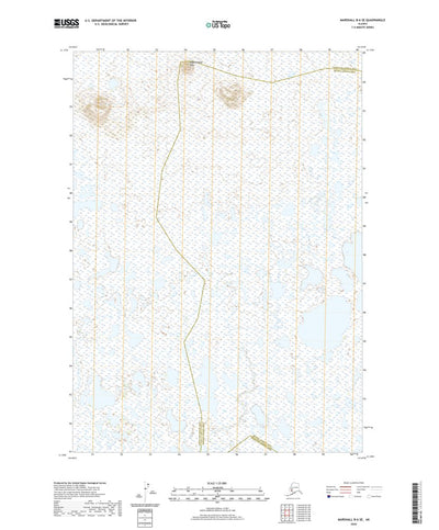 United States Geological Survey Marshall B-6 SE, AK (2020, 25000-Scale) digital map