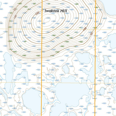 United States Geological Survey Marshall B-7 NW, AK (2020, 25000-Scale) digital map