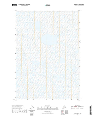 United States Geological Survey Marshall B-7 SE, AK (2020, 25000-Scale) digital map