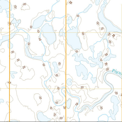 United States Geological Survey Marshall C-8 NW, AK (2020, 25000-Scale) digital map