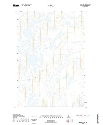 United States Geological Survey Marshall D-4 NW, AK (2020, 25000-Scale) digital map