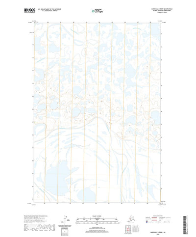 United States Geological Survey Marshall D-5 NW, AK (2020, 25000-Scale) digital map
