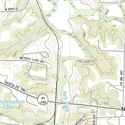 United States Geological Survey Marshall North, MO (2021, 24000-Scale) digital map