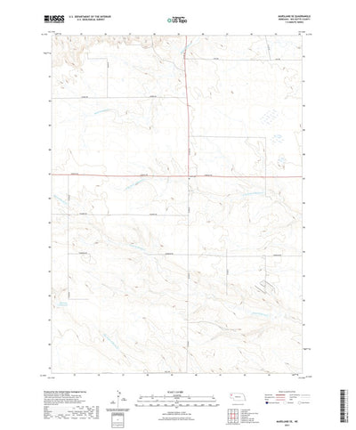 United States Geological Survey Marsland SE, NE (2021, 24000-Scale) digital map