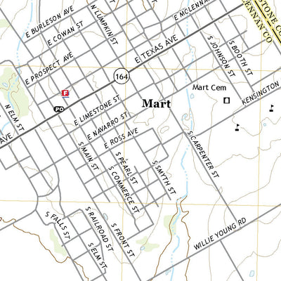 United States Geological Survey Mart, TX (2022, 24000-Scale) digital map