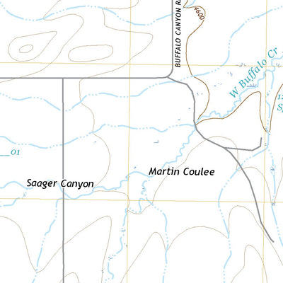 United States Geological Survey Martin Coulee, MT (2020, 24000-Scale) digital map