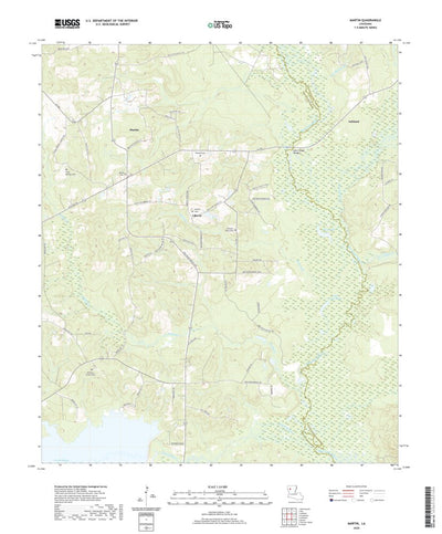 United States Geological Survey Martin, LA (2020, 24000-Scale) digital map
