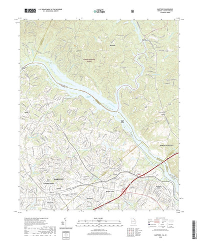 United States Geological Survey Martinez, GA (2020, 24000-Scale) digital map