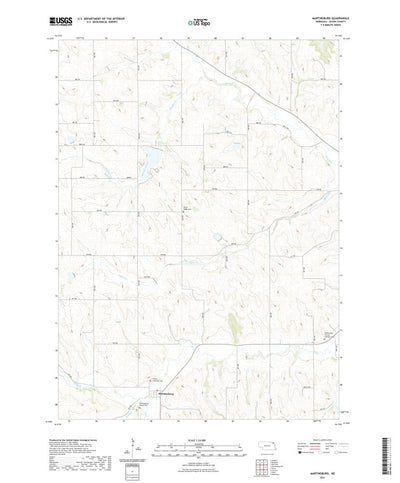 United States Geological Survey Martinsburg, NE (2021, 24000-Scale) digital map