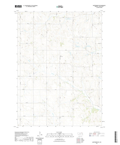 United States Geological Survey Martinsburg SW, NE (2021, 24000-Scale) digital map