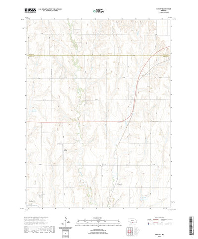 United States Geological Survey Mascot, NE (2021, 24000-Scale) digital map