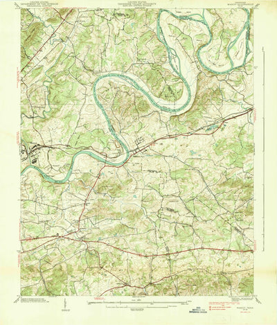 United States Geological Survey Mascot, TN (1938, 24000-Scale) digital map