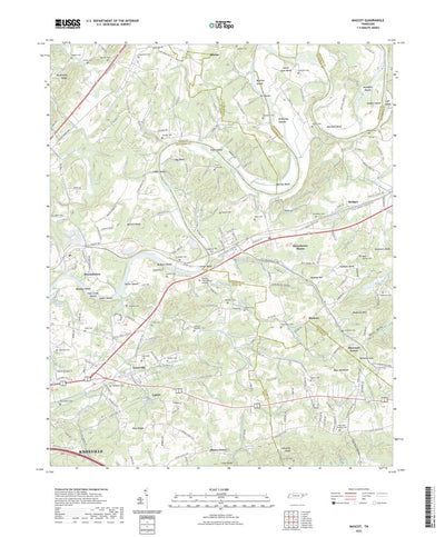 United States Geological Survey Mascot, TN (2022, 24000-Scale) digital map