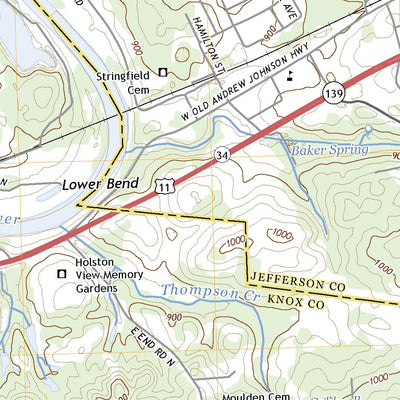 United States Geological Survey Mascot, TN (2022, 24000-Scale) digital map