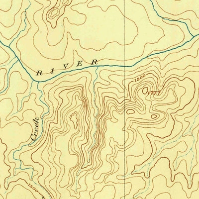 United States Geological Survey Mason, TX (1894, 125000-Scale) digital map