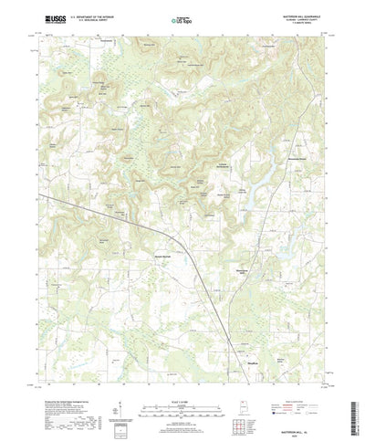 United States Geological Survey Masterson Mill, AL (2020, 24000-Scale) digital map