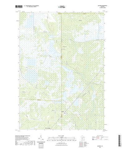 United States Geological Survey Mather, WI (2022, 24000-Scale) digital map