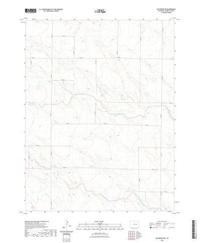 United States Geological Survey Matheson SW, CO (2022, 24000-Scale) digital map