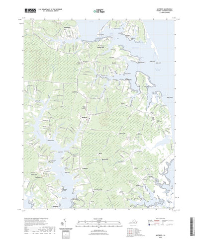 United States Geological Survey Mathews, VA (2022, 24000-Scale) digital map