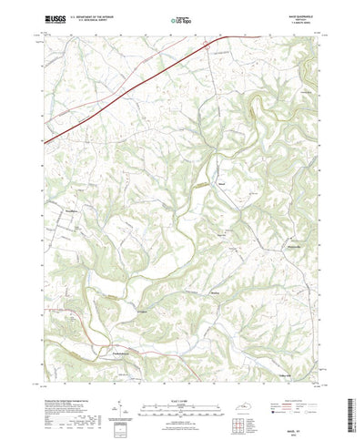 United States Geological Survey Maud, KY (2022, 24000-Scale) digital map