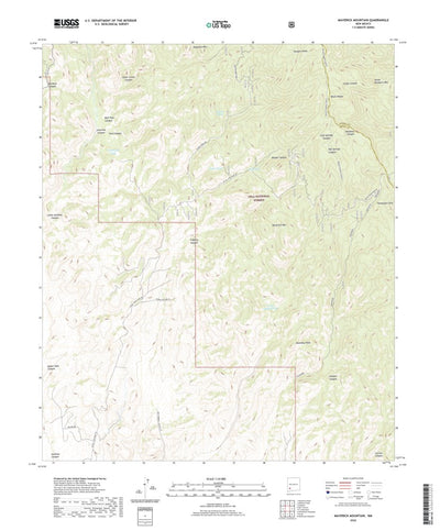 United States Geological Survey Maverick Mountain, NM (2020, 24000-Scale) digital map
