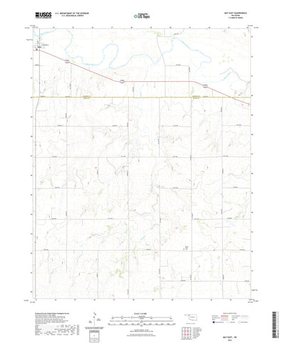 United States Geological Survey May East, OK (2022, 24000-Scale) digital map