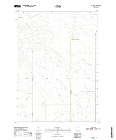 United States Geological Survey May Ranch, SD (2021, 24000-Scale) digital map