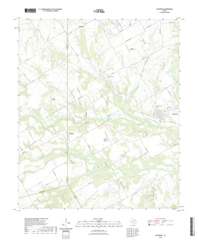 United States Geological Survey Maypearl, TX (2022, 24000-Scale) digital map