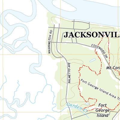 United States Geological Survey Mayport, FL (2021, 24000-Scale) digital map