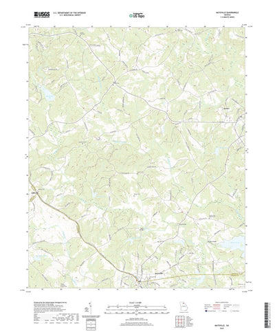 United States Geological Survey Maysville, GA (2020, 24000-Scale) digital map