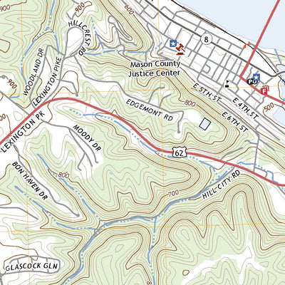 United States Geological Survey Maysville West, KY (2022, 24000-Scale) digital map