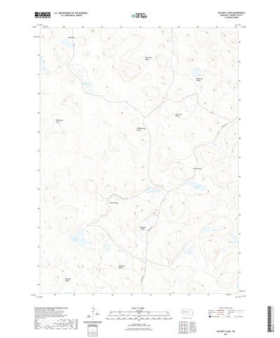 United States Geological Survey McCarty Lake, NE (2021, 24000-Scale) digital map
