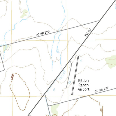 United States Geological Survey McCaulley, TX (2022, 24000-Scale) digital map