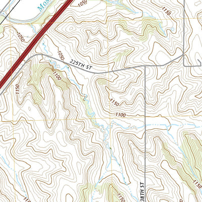 United States Geological Survey McClelland, IA (2022, 24000-Scale) digital map