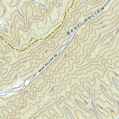 United States Geological Survey McCloud, TN (2022, 24000-Scale) digital map