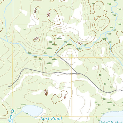 United States Geological Survey McClusky Lake, ME (2021, 24000-Scale) digital map
