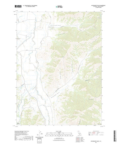 United States Geological Survey McConaughy Gulch, CA (2021, 24000-Scale) digital map