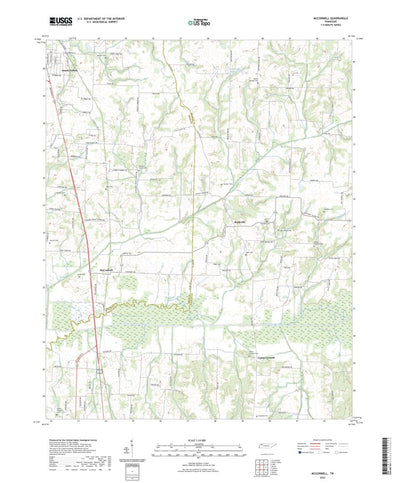 United States Geological Survey McConnell, TN (2022, 24000-Scale) digital map